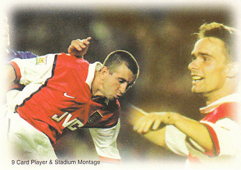 Montage (puzzle 4) Arsenal 1999 Futera Fans' Selection #31